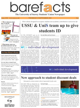 USSU & Unis Team up to Give Students ID