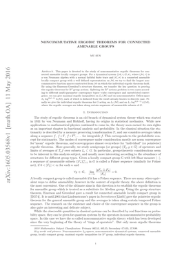 Noncommutative Ergodic Theorems for Connected Amenable Groups 3