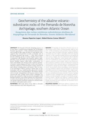 Geochemistry of the Alkaline Volcanic