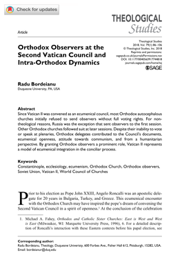 Bordeianu Observers Vatican II.Pdf