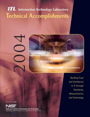 Information Technology Laboratory Technical Accomplishments