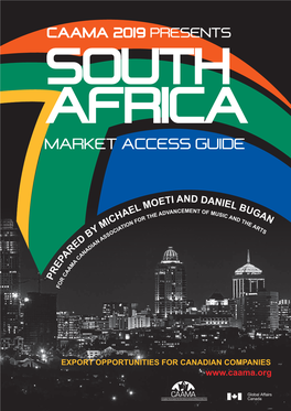 Download the MARKET ACCESS GUIDE to SOUTH AFRICA
