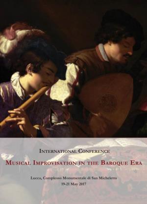 Musical Improvisation in the Baroque Era