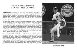 The Norman J. Hubner Athletic Hall of Fame
