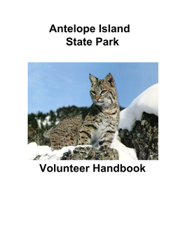 Antelope Island State Park Volunteer Handbook