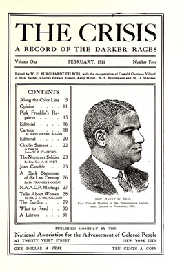 The Crisis a Record of the Darker Races