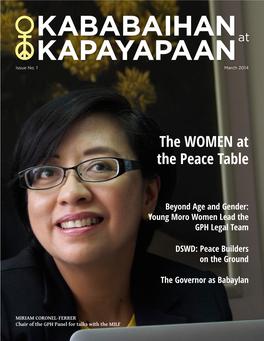The WOMEN at the Peace Table