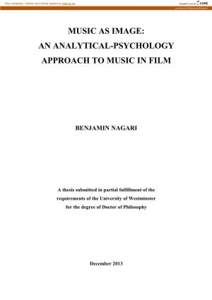 An Analytical-Psychology Approach to Music in Film