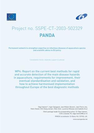Cefas PANDA Report