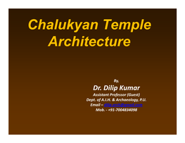 Chalukyan Temple Architecture.Pdf