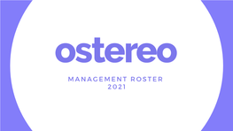 Ostereo Management Deck