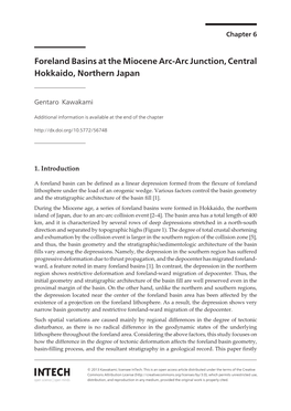 Foreland Basins at the Miocene Arc-Arc Junction, Central Hokkaido, Northern Japan