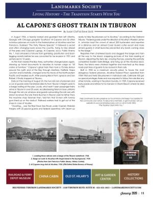 Jan 2020 Al Capone's Ghost Train in Tiburon