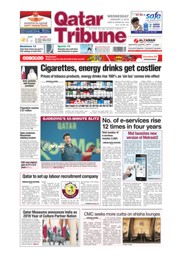Cigarettes, Energy Drinks Get Costlier Prices of Tobacco Products, Energy Drinks Rise 100% As ‘Sin Tax’ Comes Into Effect