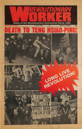 Death to Teng Hsiao-Ping