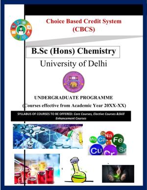 B.Sc (Hons) Chemistry University of Delhi