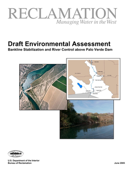 Draft Environmental Assessment Bankline Stabilization and River Control Above Palo Verde Dam