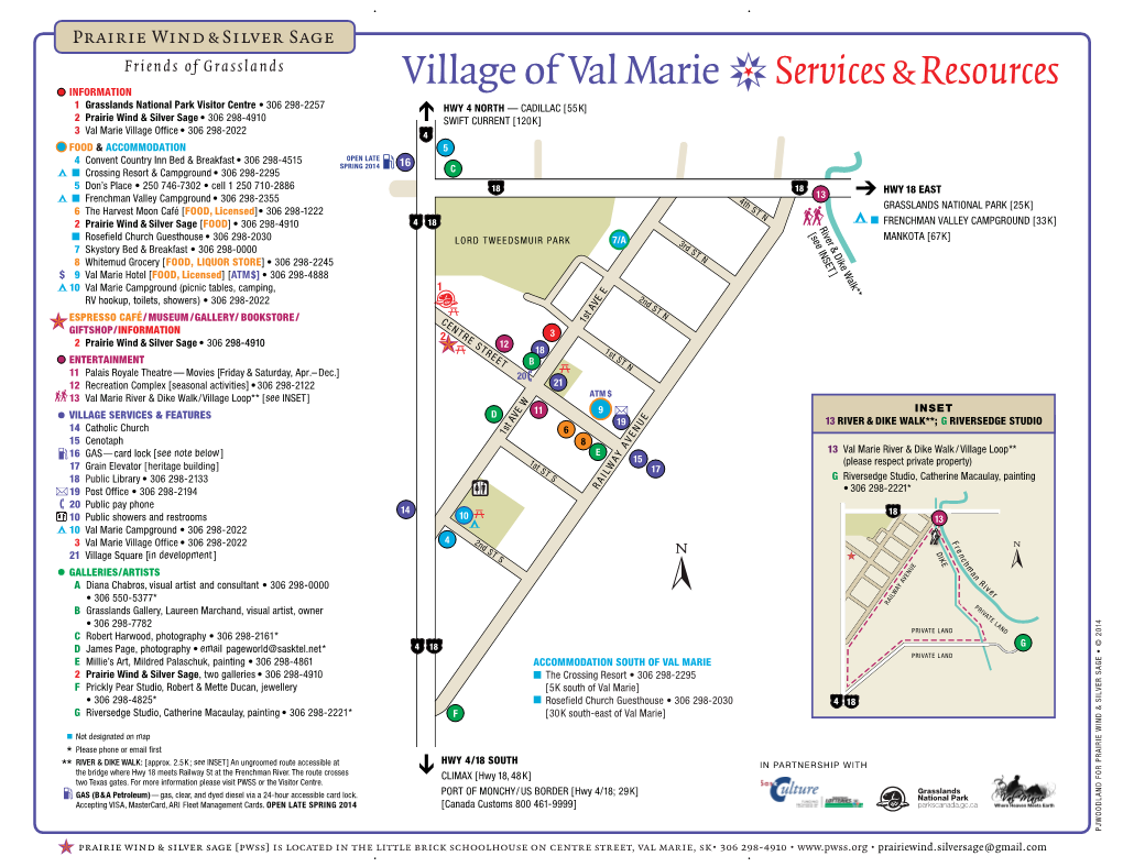 Village of Val Marie Services&Resources