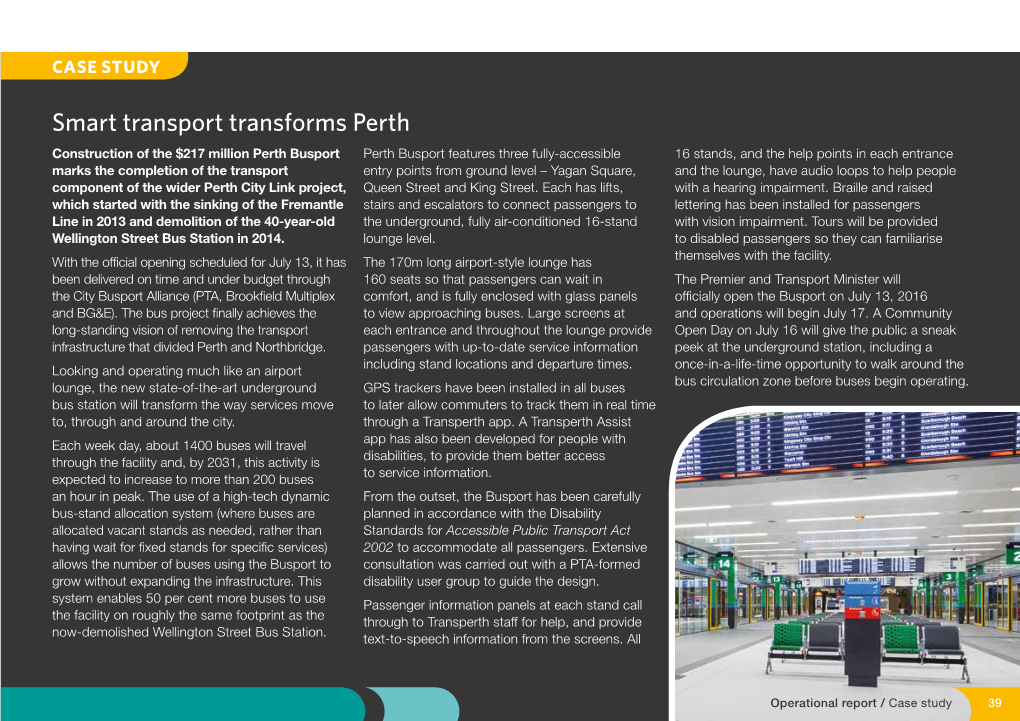 Smart Transport Transforms Perth