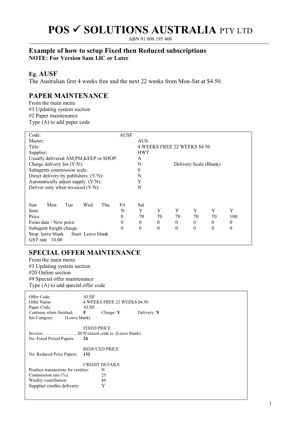 Pos Solutions Australia Pty Ltd s1