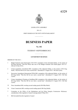 6329 Business Paper