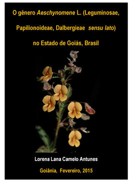 Dissertação Apresentada Ao Programa De Pós-Graduação Em Biodiversidade Vegetal Da Universidade Federal De Goiás PPGBV/UFG Como