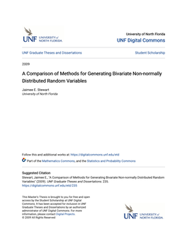A Comparison of Methods for Generating Bivariate Non-Normally Distributed Random Variables