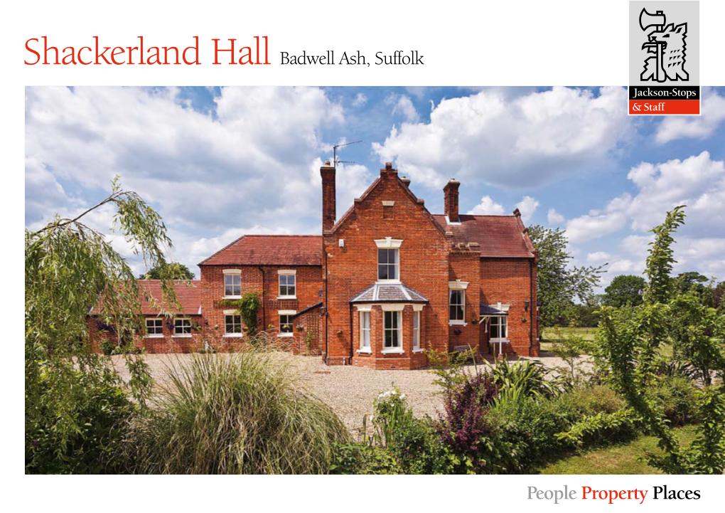 Shackerland Hall Badwell Ash, Suffolk