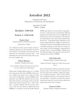 Astrofest 2012
