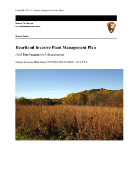 Heartland Invasive Plant Management Plan and Environmental Assessment