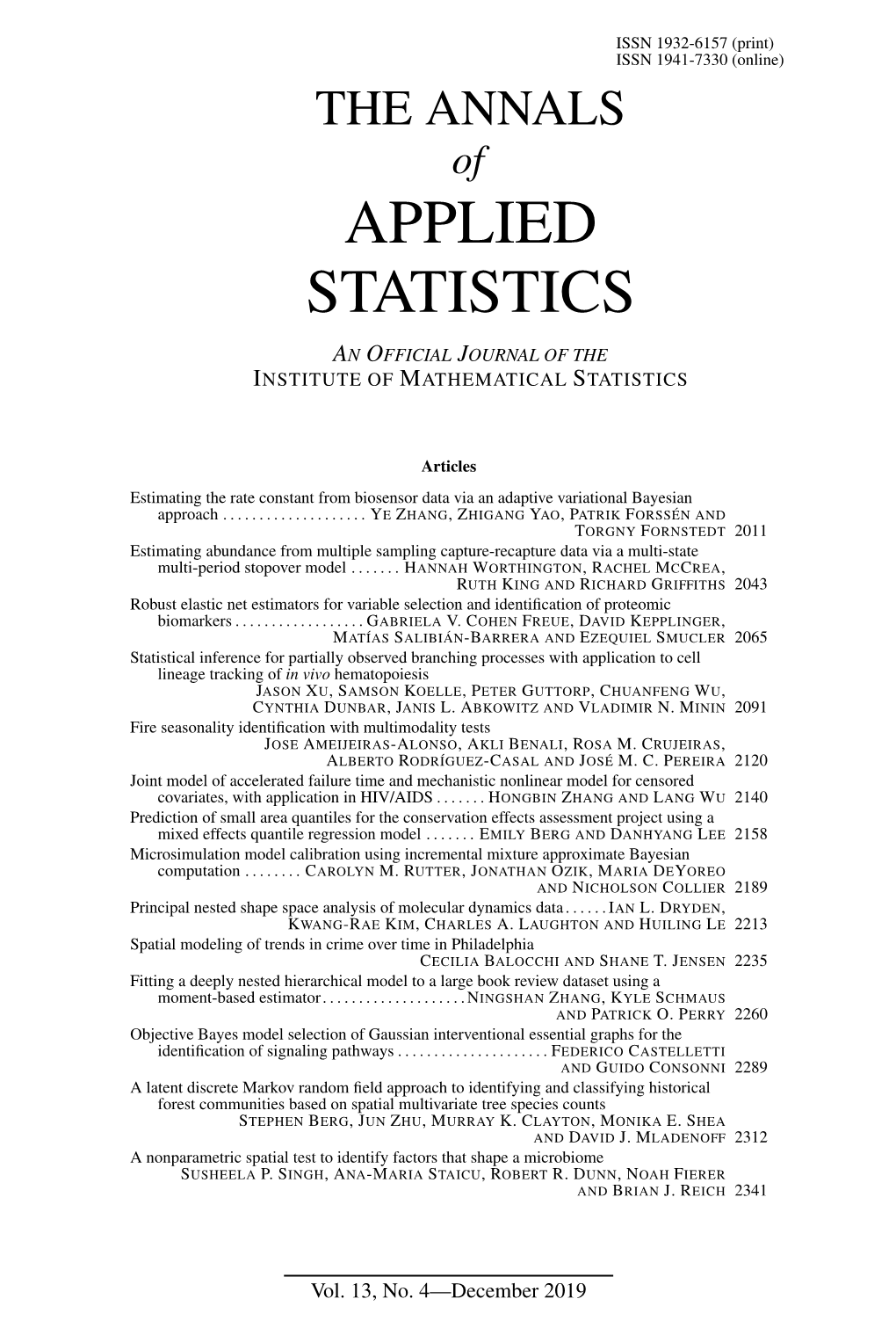 Applied Statistics