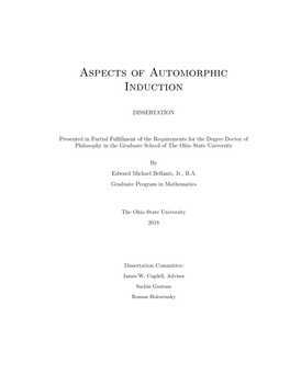 Aspects of Automorphic Induction