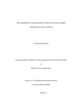 The Assesment of Measurement Application for Timber