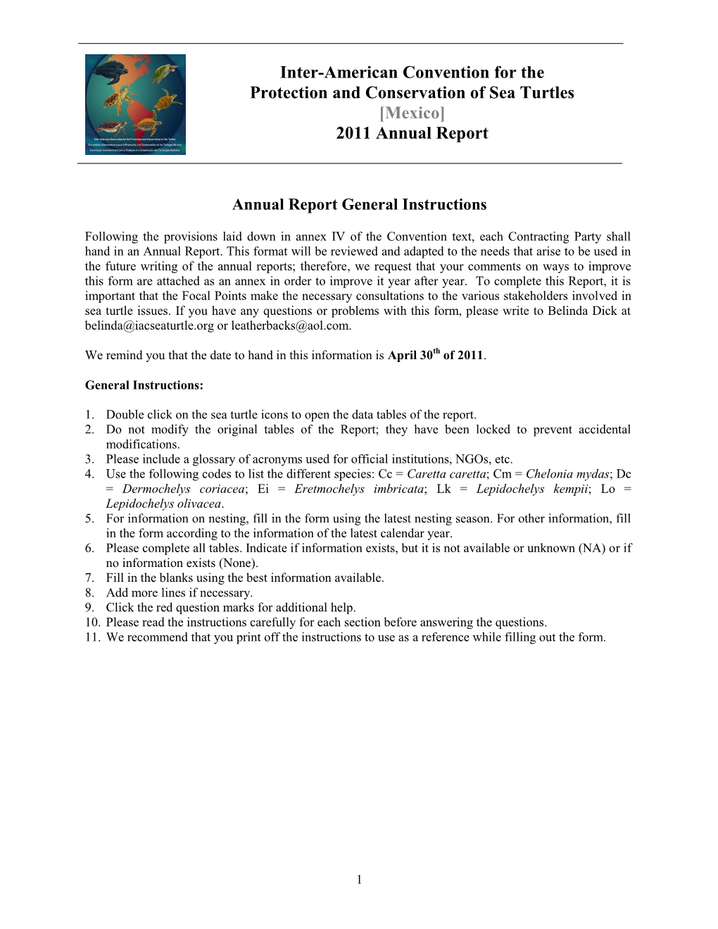 2011 Mexico Annual Report