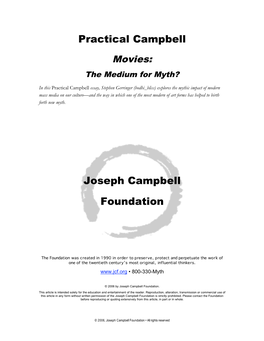 Practical Campbell Joseph Campbell Foundation