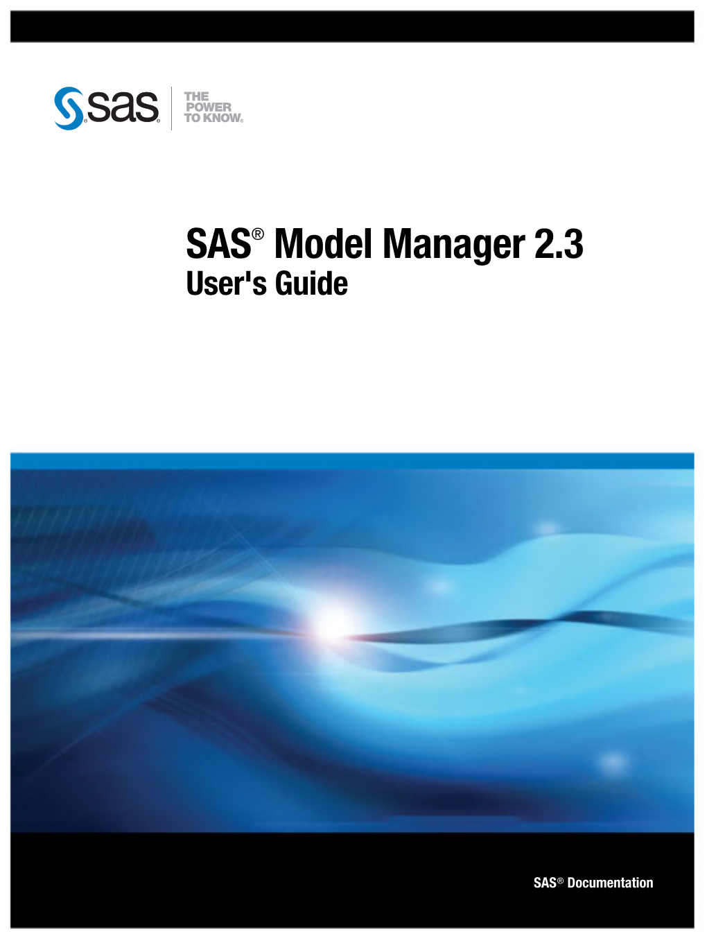 SAS Model Manager 2.3 User's Guide