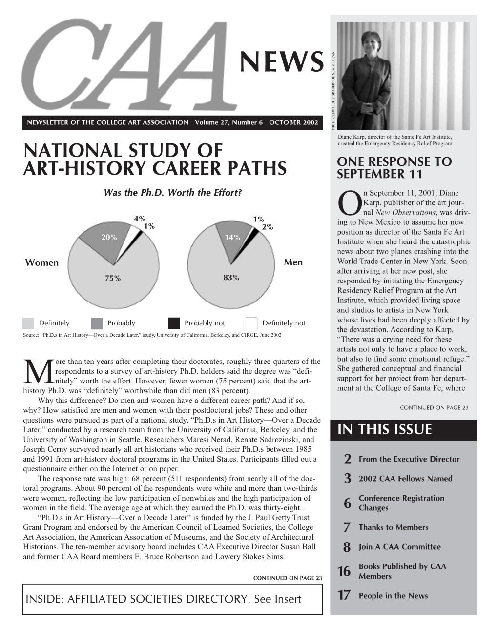 September 2002 CAA News