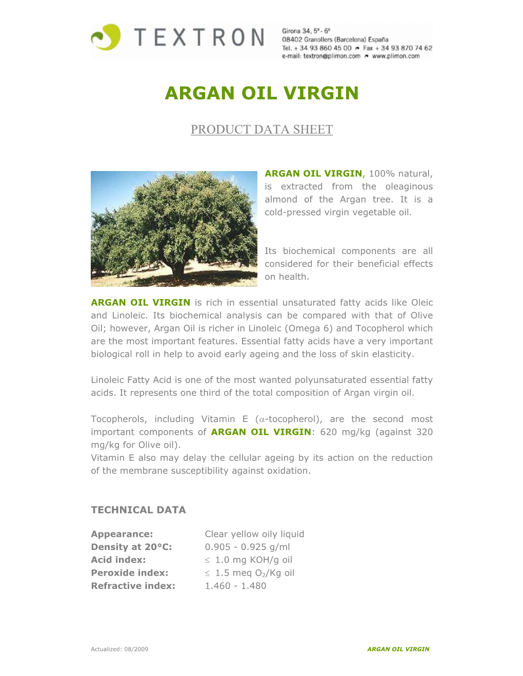 Argan Oil Virgin