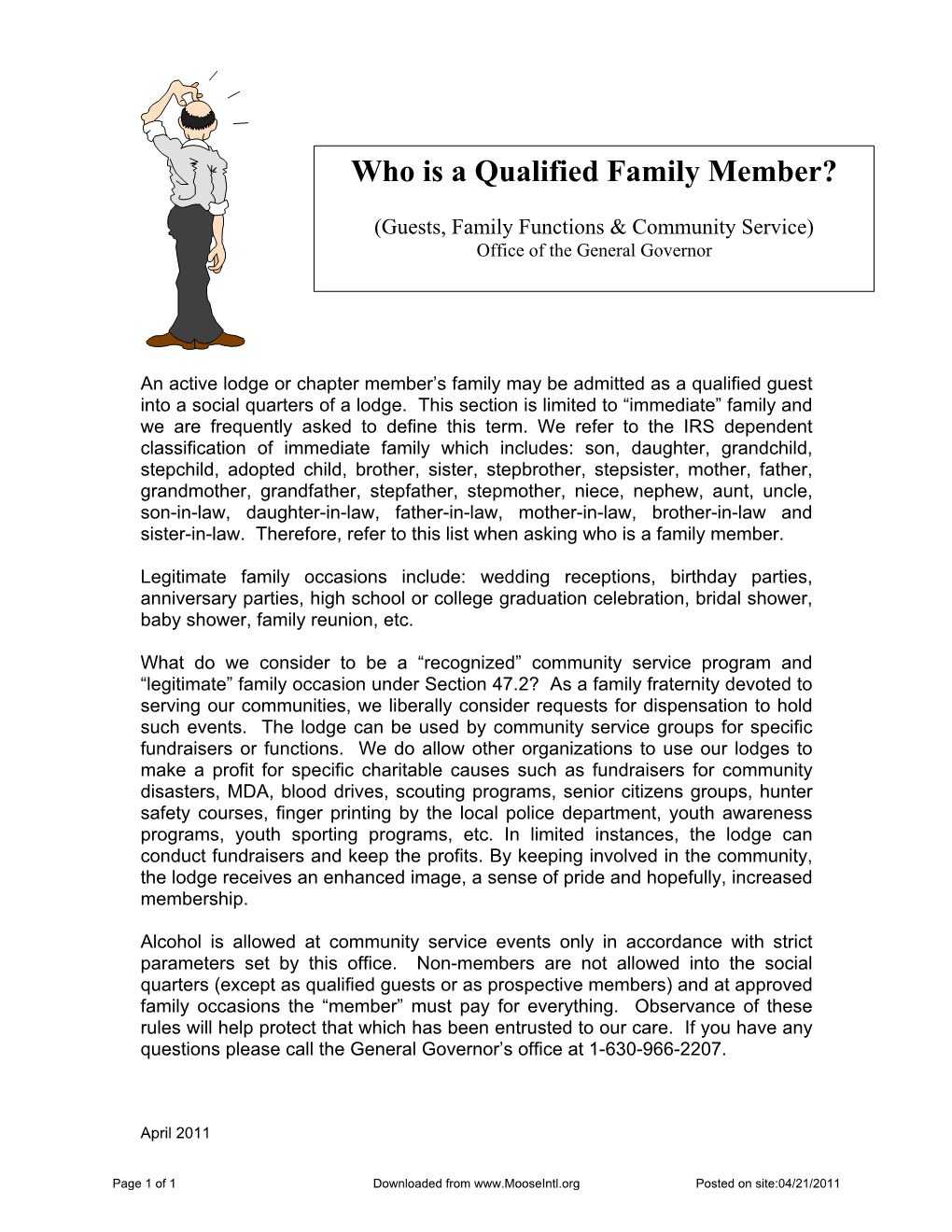 Who Is a Qualified Family Member?