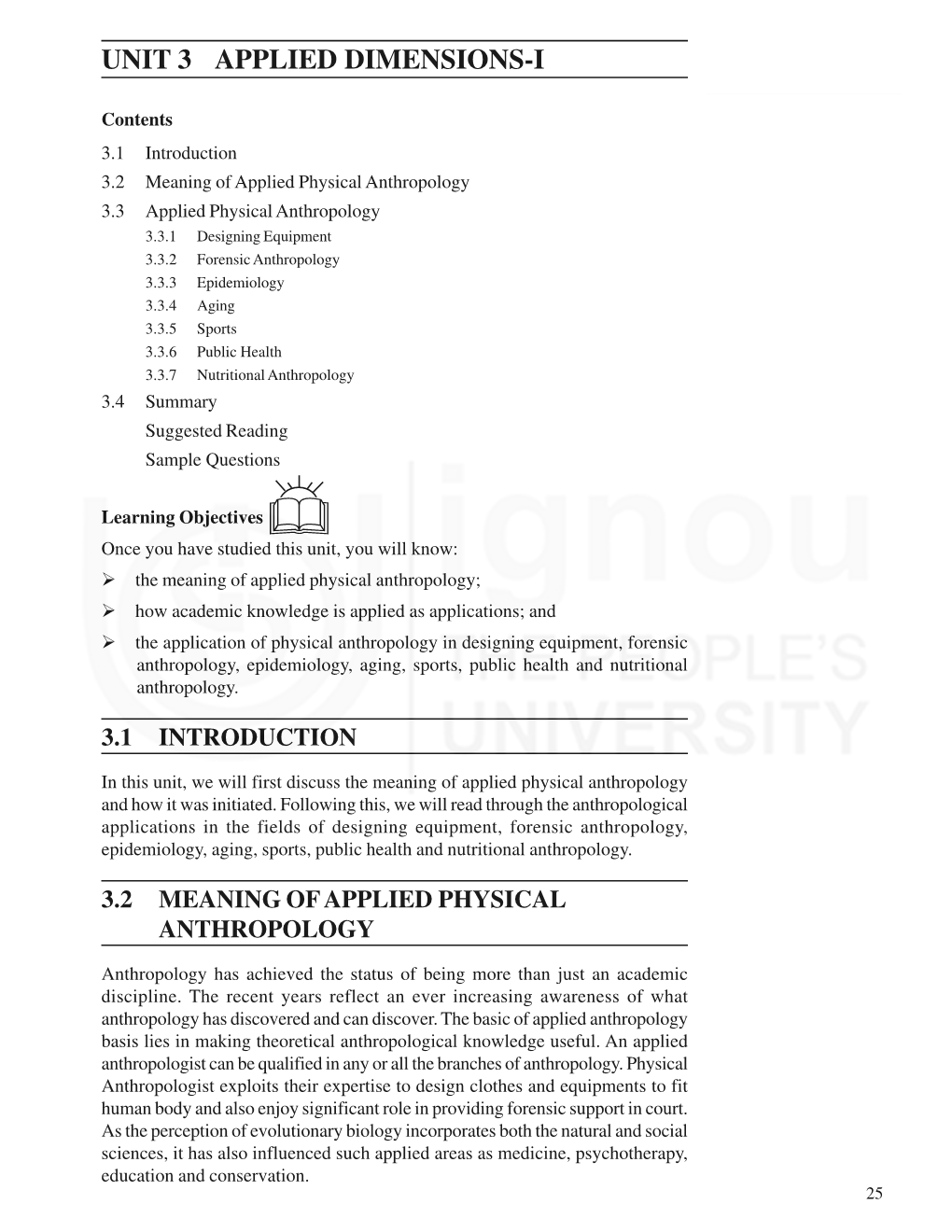 UNIT 3 APPLIED DIMENSIONS-I Disciplines