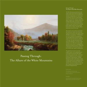 Passing Through: the Allure of the White Mountains
