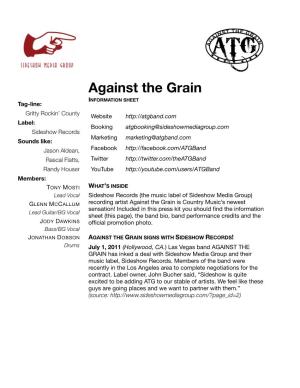 Against the Grain Press