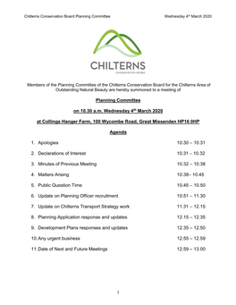 Planning Committee Agenda and Papers