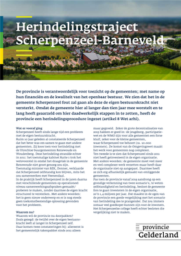 Position Paper Herindeling Barneveld-Scherpenzeel (PS2021