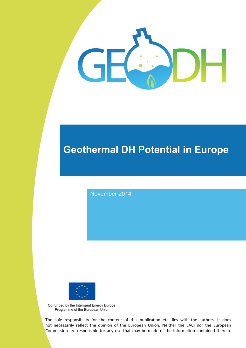 Geothermal DH Potential in Europe