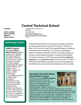 Central Technical School