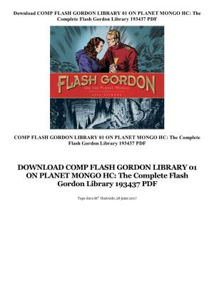 Download COMP FLASH GORDON LIBRARY 01 on PLANET MONGO HC: the Complete Flash Gordon Library 193437 PDF