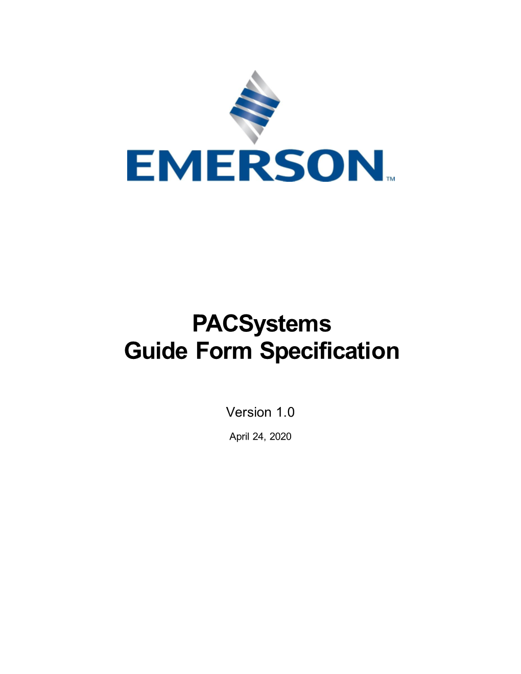 Pacsystems Rx3i PNSR Guide Form Spec