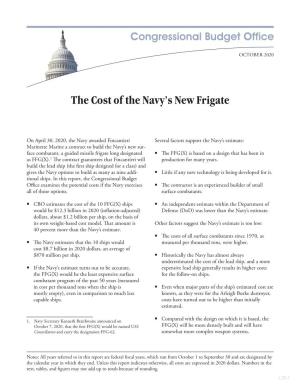 The Cost of the Navy's New Frigate