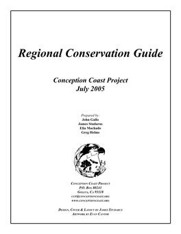 Regional Conservation Guide
